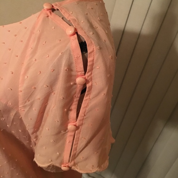 Maeve Swiss dot flutter sleeve - Picture 5 of 7